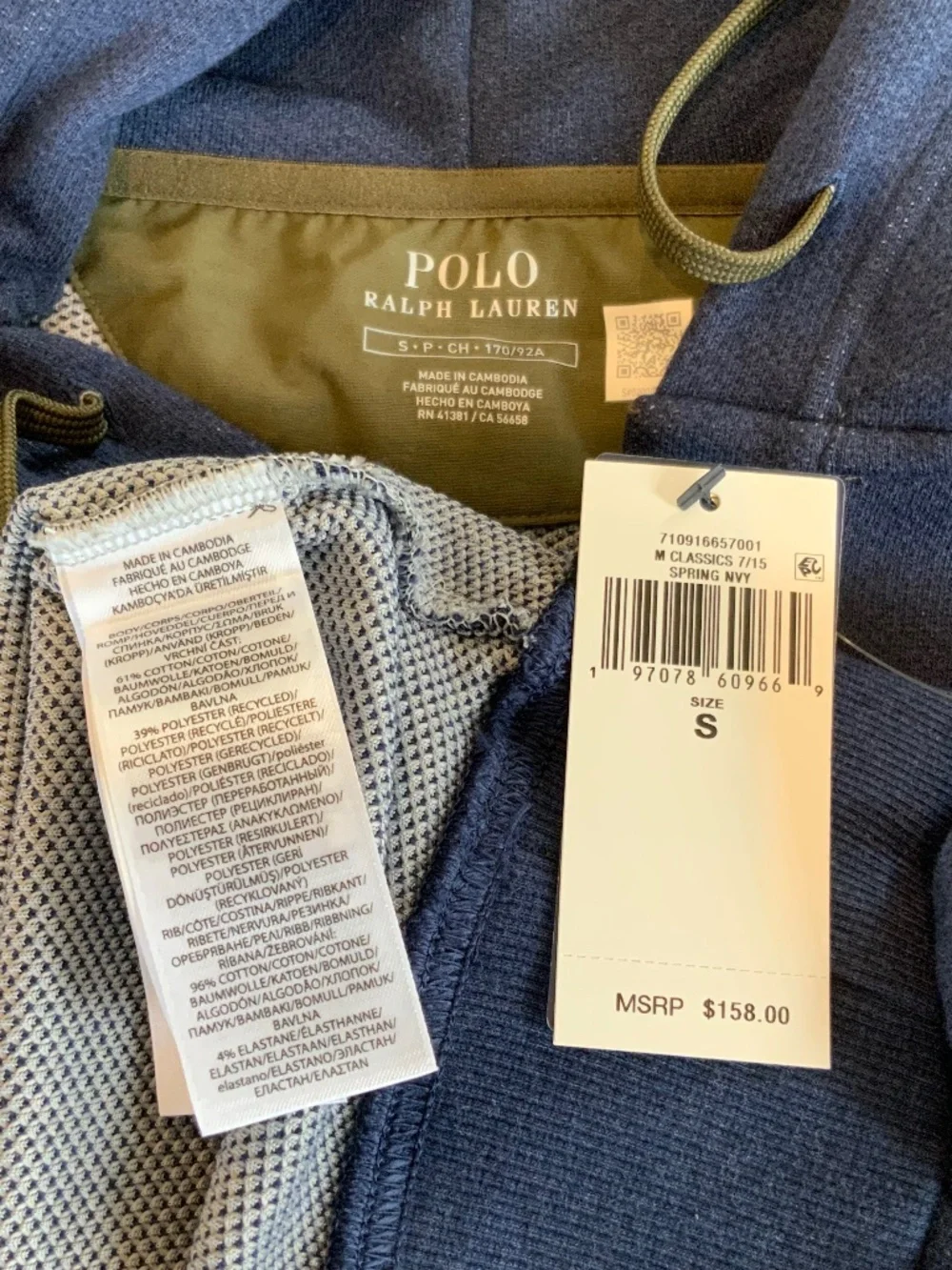 Polo Ralph Lauren Expedition Cotton Blend Terry Hoodie